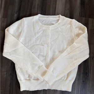 White button up Cardigan